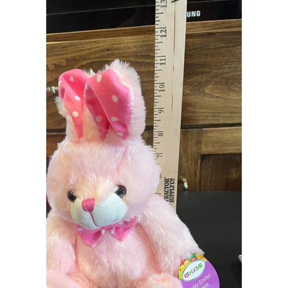 Best Made Toys‎ Pink Plush Bunny Polka Dot Ears & Feet Easter Stuffed Animal NEW - Picture 5 of 8